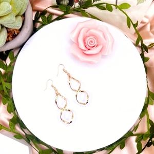Modern Chic Gold Spiral Earrings